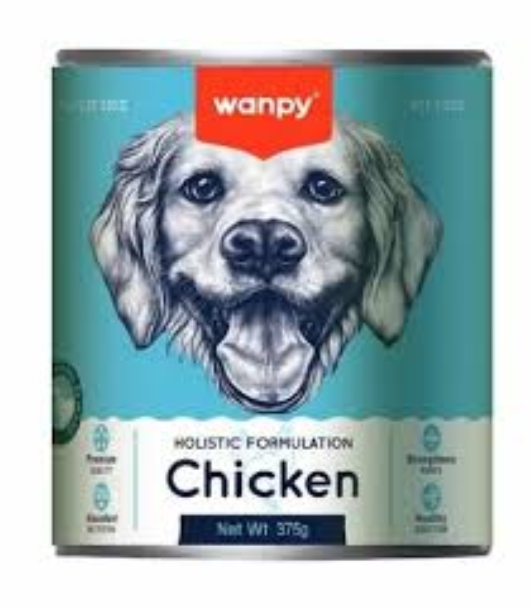 WANPY CANNED DOG FOOD CHICKEN & VEG 375G TN-02